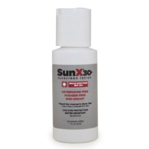 Sunscreen SunX SPF 30 Lotion 1 oz. Flip Top Bottle