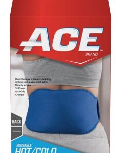 Hot / Cold Therapy Wrap 3M ACE Back One Size Fits Most 25 Inch Wrap Length / 4 X 10 Inch Gel Pack Neoprene-Blend / Plastic / Gel Reusable