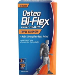 Joint Health Supplement Osteo-Bi-Flex Triple Strength Glucosamine 1,500 mg Strength Tablet 120 per Bottle