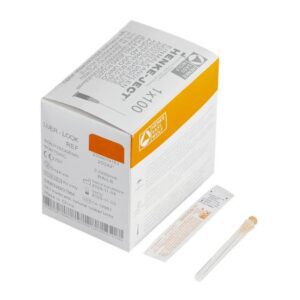 Hypodermic Needle HSW Fine-Ject 2 Inch Length 25 Gauge Thin Wall Without Safety