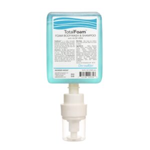 Shampoo and Body Wash TotalFoam 1,000 mL Dispenser Refill Bottle Mild Scent