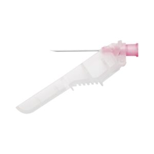 Safety Hypodermic Needle SurGuard3 1-1/2 Inch Length 18 Gauge Regular Wall Hinged Safety Needle