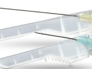 Safety Hypodermic Needle SurGuard3 1-1/2 Inch Length 23 Gauge Regular Wall Hinged Safety Needle
