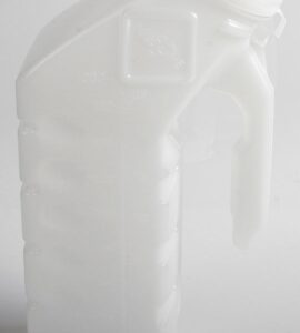Male Urinal Supreme Mini 32 oz. / 946 mL With Closure Single Patient Use
