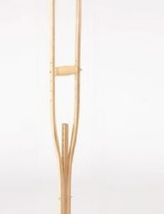 Underarm Crutches Sammons Preston Tall Adult 5 Foot 10 Inch to 6 Foot 6 Inch User Height Wood Frame 350 lbs. Weight Capacity