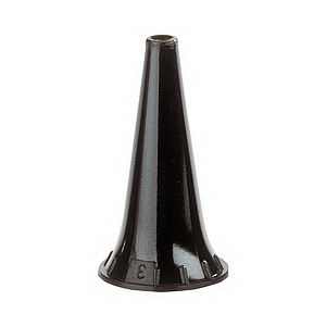 Reusable Tip 3mm, Black, Sanalon S Plastic, Autoclavable up to 134 degreeC, Reusable Tip, Ergonomic Shape For BETA400, BETA200, K180, mini3000, Mini3000 Otoscope