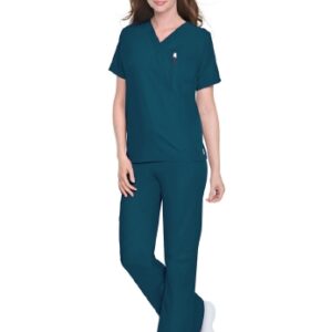 Scrub Pants Large Caribbean Blue Unisex
