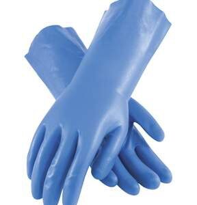 Utility Glove PIP Assurance Medium Nitrile Blue 13 Inch Straight Cuff NonSterile