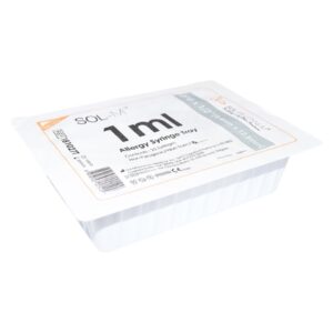 Standard Allergy Tray Sol-M 1 mL 1/2 Inch 27 Gauge NonSafety Regular Wall