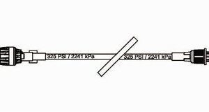 IV Extension Set Baxter Needle-Free Port Micro Bore 8-1/2 Inch Tubing Without Filter Sterile