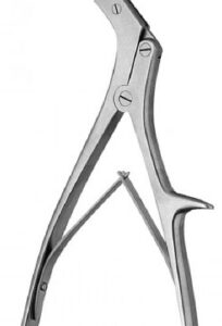 Rib Shears V. Mueller Giertz-Shoemaker 9-3/4 Inch Length OR / Surgical Grade German Stainless Steel NonSterile Plier Handle Curved Blunt Tip / Sharp Tip