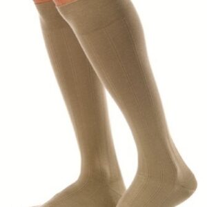 Compression Socks JOBST for Men Casual Knee High X-Large Khaki Closed Toe