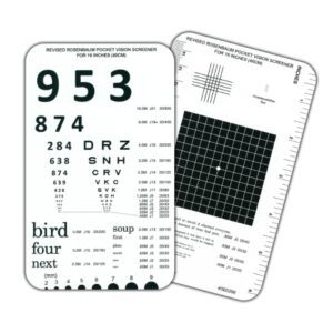 Eye Chart Good-Lite 14 Inch Distance Lateral Phoria Test
