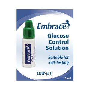 Blood Glucose Control Solution Embrace 2.5 mL Level 1