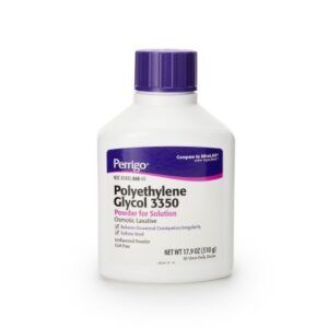 Polyethylene Glycol 3350 (PEG 3350) 17 Gram / Dose Powder for Solution 17.9 oz.