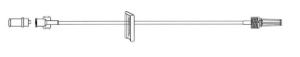 IV Extension Set Vygon Micro Bore 7 Inch Tubing Without Filter Sterile