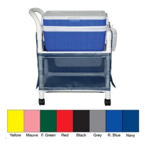 Hydration Cart 17 X 31 X 37.5 Inch 16 X 27 Inch Shelf Size