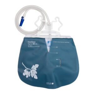 Urinary Drain Bag The Fig Leaf Lite Anti-Reflux Valve Sterile 2,000 mL Vinyl