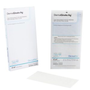Silver Alginate Dressing DermaGinate/ Ag 4 X 8 Inch Rectangle Sterile