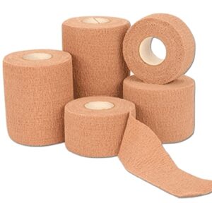 Cohesive Bandage CoFlex?LF2 6 Inch X 5 Yard Self-Adherent Closure Tan NonSterile 20 lbs. Tensile Strength