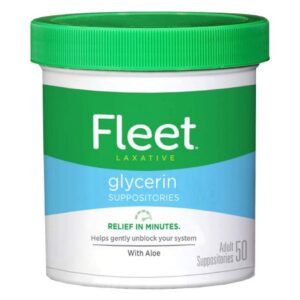 Laxative Fleet Suppository 50 per Box 2 Gram Strength Glycerin
