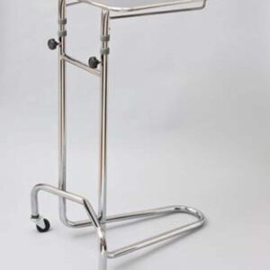 Mayo Instrument Stand Hand Operated Double Post California Style Small Tray