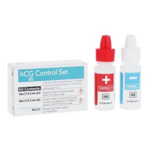 Reproductive Endocrinology Control Set QuickVue One-Step Pregnancy (hCG) Testing Positive Level / Negative Level 2 X 4.5 mL