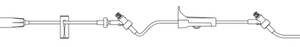 Primary IV Administration Set Caresite Gravity 2 Ports 15 Drops / mL Drip Rate Without Filter 104 Inch Tubing Solution Without Flow Regulator