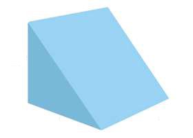 Positioner Wedge AliMed 10 W X 10 L X 10 H Inch Foam Freestanding