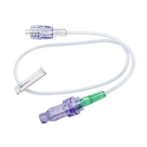 IV Extension Set Caresite Needle-Free Port Small Bore 14 Inch Tubing Without Filter Sterile