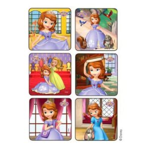 Disney 75 per Pack Sofia the First Disney Princess Sticker 2-1/2 Inch