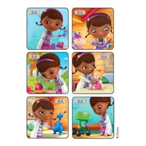 Disney 75 per Pack Doc McStuffins Sticker 2-1/2 Inch