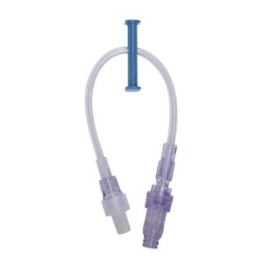 IV Extension Set Caresite Needle-Free Port Standard Bore 8 Inch Tubing Without Filter Sterile