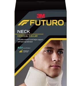 Cervical Collar 3M Futuro Moderate Support Adult One Size Fits Most One-Piece / Chin Strap 2-1/2 to 5 Inch Height 11 to 20 Inch Circumference