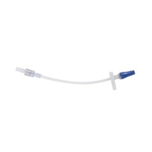 IV Extension Set Bravo 24 Needle-Free Port Standard Bore 7 Inch Tubing Sterile