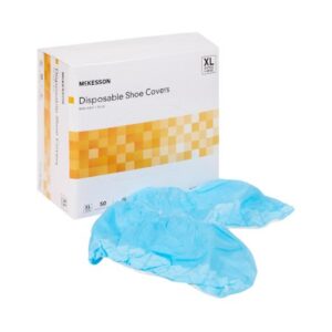 Shoe Cover McKesson X-Large Shoe High Nonskid Sole Blue NonSterile