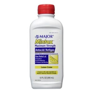 Antacid Mintox 400 mg – 40 mg Strength Oral Suspension 12 oz.