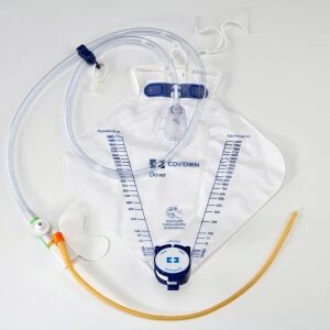 Indwelling Catheter Tray Dover Foley 18 Fr. 5 cc Balloon Latex