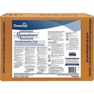 Floor Finish Diversey Signature Liquid 5 gal. Box Ammonia Scent