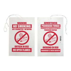 Door / Wall Sign Caution Sunset Warning No Smoking Oxygen in Use