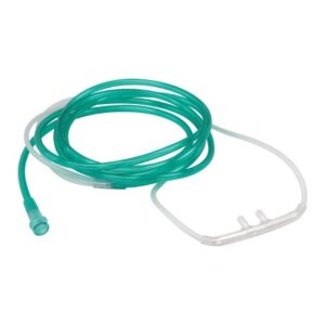 Nasal Cannula Adult Curved Prong / NonFlared Tip 7 Foot O2 Line
