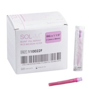 Blunt Fill Needle SOL-M 18 Gauge Blunt