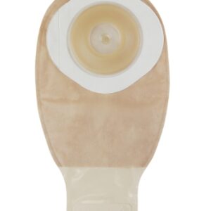 Ostomy Pouch Esteem+ One-Piece System 12 Inch Length Convex, Pre-Cut 1 Inch Stoma Drainable