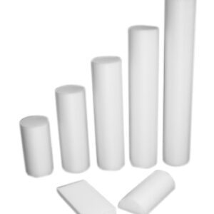 CanDo Half-Round Therapy Foam Roller Slim White Polyethylene Foam 3 X 12 Inch
