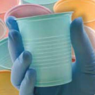 Drinking Cup Crosstex 5 oz. Dusty Rose Plastic Disposable