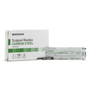 Surgical Blade McKesson Brand Carbon Steel No. 15 Sterile