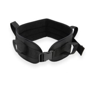 Gait Belt with Handles 40 to 64 Inch Length Black