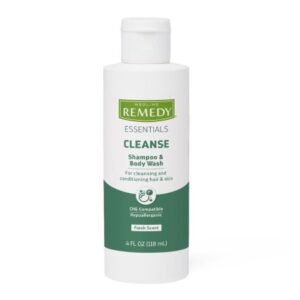 Shampoo and Body Wash Remedy Essentials 4 oz. Flip Top Bottle Citrus Vanilla Scent