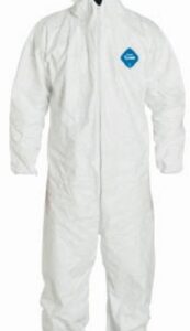 Coverall with Hood and Boot Covers DuPont Tyvek X-Large White Disposable NonSterile