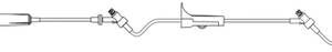 Primary IV Administration Set Caresite Gravity 2 Ports 15 Drops / mL Drip Rate 15 Micron Filter 84 Inch Tubing Solution